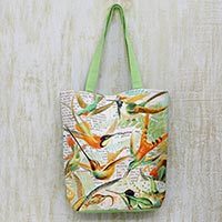 Cotton tote handbag,