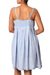 Viscose sundress, 'Powder Blue Morning' - 100% Viscose Sundress in Powder Blue from India (image 2b) thumbail