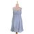 Viscose sundress, 'Powder Blue Morning' - 100% Viscose Sundress in Powder Blue from India (image 2c) thumbail