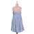 Viscose sundress, 'Powder Blue Morning' - 100% Viscose Sundress in Powder Blue from India (image 2d) thumbail