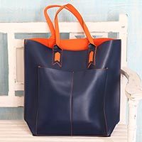 Handcrafted tote handbag,