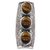 Tiger's eye multi-stone ring, 'Princess Trio' - Hand Made Tiger's Eye Sterling Silver Ring from India (image 2c) thumbail