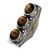 Tiger's eye multi-stone ring, 'Princess Trio' - Hand Made Tiger's Eye Sterling Silver Ring from India (image 2d) thumbail