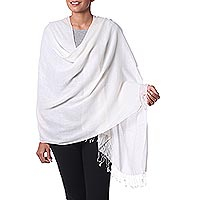 Cotton shawl Dancing Cloud India