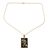 Gold vermeil onyx pendant necklace, 'Forever You in Black' - Black Onyx and Gold Vermeil Necklace with Cubic Zirconia (image 2a) thumbail