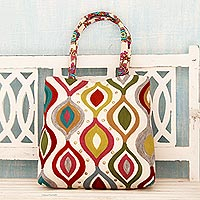 Cotton tote handbag Color Melange India