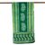 Batik cotton scarf, 'Verdant Paisley' - Green Indian Woodblock Paisley Pattern Batik Cotton Scarf (image 2c) thumbail
