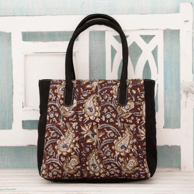 Cotton tote bag, Ageless Paisley