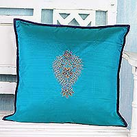 Silk cushion cover Glorious Harmony India