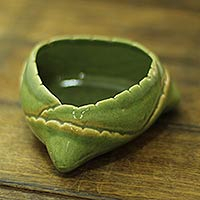 Ceramic bowl Daab Bati 3.7 inch India