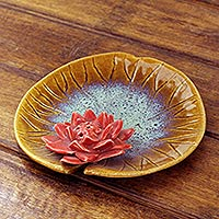 Ceramic plate Padma Patra India