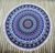 Cotton beach roundie, 'Beauty of Nature Mandala' - Indian Cotton Mandala Roundie with Elephant Design thumbail