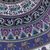Cotton beach roundie, 'Beauty of Nature Mandala' - Indian Cotton Mandala Roundie with Elephant Design (image 2c) thumbail