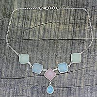 Onyx pendant necklace,
