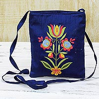 Polyester sling handbag Lapis Beauty India