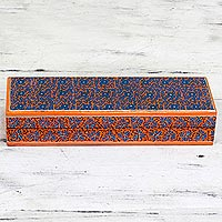 Decorative wood box Starry Willow India