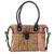 Cotton shoulder bag, 'Multicolored Bengal' - Hand Woven Multicolor Shoulder Bag with Leather from India (image 2a) thumbail