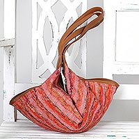 Recycled cotton hobo handbag Sunset Aura India