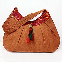 Cotton shoulder bag Eastern Allure India