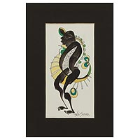 'Tribal Dance II' - Signed Original Painting of Tribal Life in India