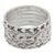 Sterling silver stacking rings, 'Loving Waves' (set of 5) - Sterling Silver Stacking Band Rings (Set of 5) from India (image 2a) thumbail