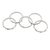 Sterling silver stacking rings, 'Loving Waves' (set of 5) - Sterling Silver Stacking Band Rings (Set of 5) from India (image 2c) thumbail