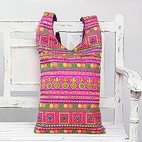 Embroidered sling bag Sweet Happiness India
