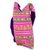 Embroidered sling bag, 'Sweet Happiness' - Bubblegum Pink Embroidered Sling Bag India Accessories (image 2b) thumbail