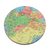 Wood coasters, 'Round Map' (set of 5) - 5 Round Laminated Wood Coasters of World Map from India (image 2d) thumbail