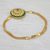 Gold plated amethyst and onyx pendant bracelet, 'Petal Grandeur' - Gold Plated Amethyst and Onyx Pendant Bracelet from India (image 2b) thumbail