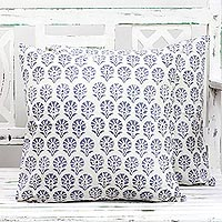 Cotton cushion covers Stone Garden pair India