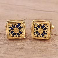 Gold plated cufflinks,