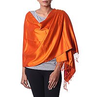 Silk shawl,