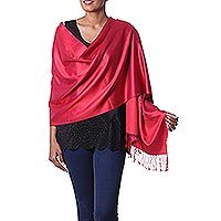 Silk shawl,
