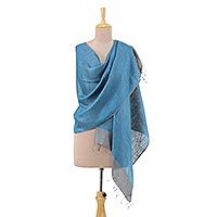 Silk shawl,