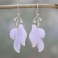 Agate dangle earrings,