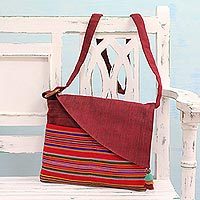 Cotton shoulder bag,