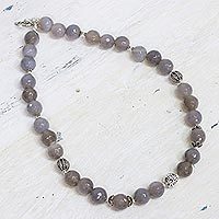 Aventurine beaded necklace,