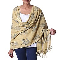Cotton shawl Royal Golden Eagle India