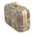 Brocade evening bag, 'Vintage Grace' - Vintage Look Evening Bag with Green Leaf Pattern (image 2b) thumbail