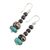 Bone dangle earrings, 'Beautiful Earth' - Handmade Beaded Bone Dangle Earrings from India (image 2c) thumbail