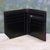 Men's leather wallet, 'Diagonal Black' - Handcrafted Black Men's Leather Wallet with Brown Trim (image 2b) thumbail