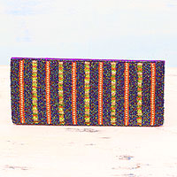 Beaded clutch Evening Stripes India