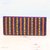 Beaded clutch, 'Evening Stripes' - Multicolored Striped Beaded Clutch Evening Bag from India thumbail