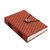 Handmade paper journal, 'Red Royal Elegance' - Indian Red Brocade Elastic-Close Journal with 100 Pages (image 2a) thumbail