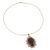 Gold plated seraphinite pendant necklace, 'Earthen Reflection' - Handmade Brown Seraphinite Pendant Necklace from India (image 2a) thumbail
