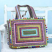 Cotton shoulder bag Classic Patterns India