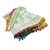 Cotton beach roundie, 'Sun Petals' - Cotton Beach Roundie in Spring Green and Daffodil from India (image 2c) thumbail