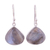 Labradorite dangle earrings, 'Dancing Soul' - Labradorite and Sterling Silver Dangle Earrings from India thumbail