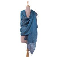 Silk shawl,